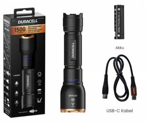 Duracell Latarka Duracell DF1500R Blister