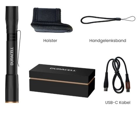 Duracell Latarka Duracell DF400R Gift Box