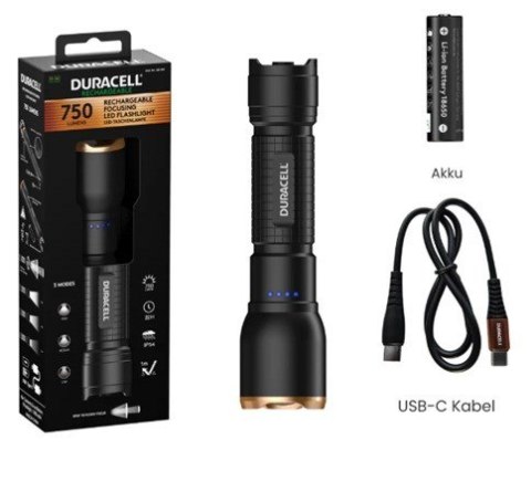 Duracell Latarka Duracell DF750R Blister