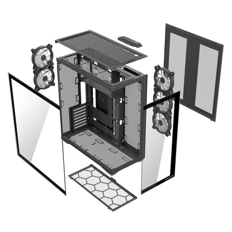 MODECOM MODECOM OBUDOWA VOLCANO SPACE XL ARGB FULL TOWER 5F CZARNA