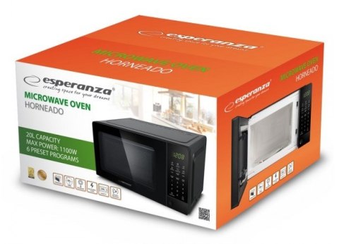 Esperanza ESPERANZA KUCHENKA MIKROFALOWA HORNEADO EKO009 (WYPRZEDAŻ)
