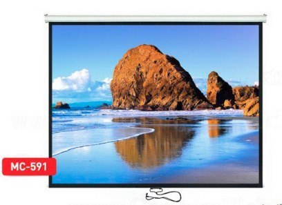 Maclean Ekran Maclean MC-591 (ścienny; rozwijane ręcznie; 4:3) (WYPRZEDAŻ)