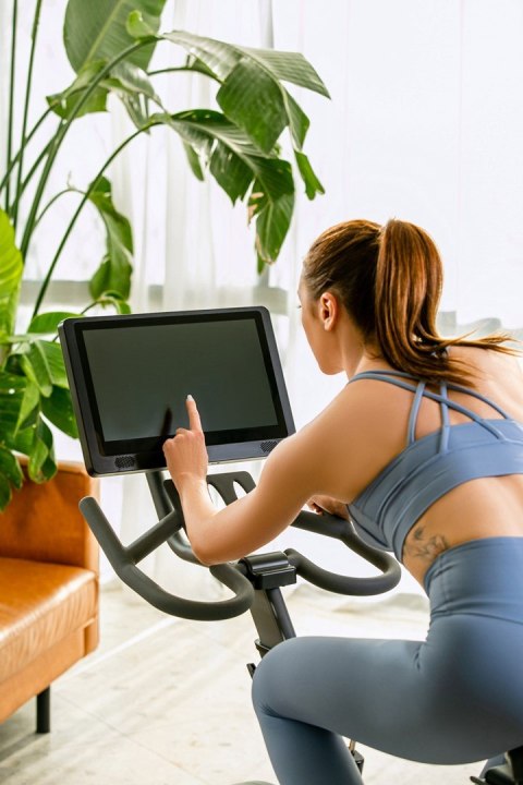 OVICX Rower stacjonarny, magnetyczny OVICX Q200X z ekranem dotykowym 15,6" TFT, WIFI bluetooth&app (WYPRZEDAŻ)