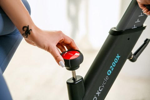 OVICX Rower stacjonarny, magnetyczny OVICX Q200X z ekranem dotykowym 15,6" TFT, WIFI bluetooth&app (WYPRZEDAŻ)