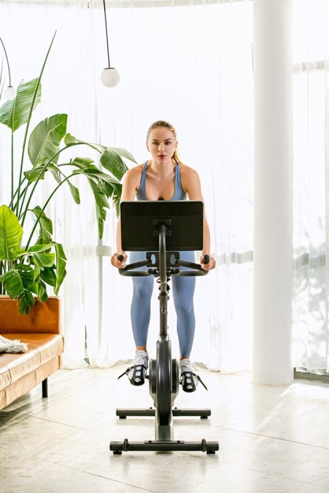 OVICX Rower stacjonarny, magnetyczny OVICX Q200X z ekranem dotykowym 15,6" TFT, WIFI bluetooth&app (WYPRZEDAŻ)