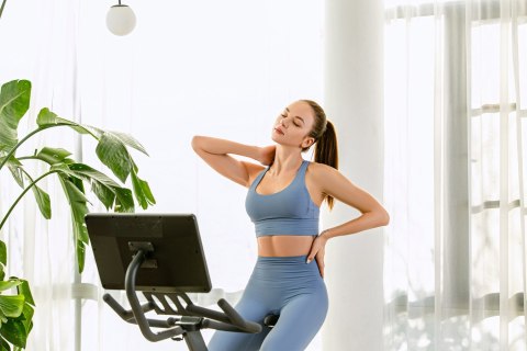 OVICX Rower stacjonarny, magnetyczny OVICX Q200X z ekranem dotykowym 15,6" TFT, WIFI bluetooth&app (WYPRZEDAŻ)