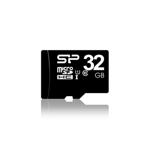 Silicon Power Karta pamięci Silicon Power microSDHC 32GB Class 10 + ADAPTER microSD-SD (SP032GBSTH010V10SP)
