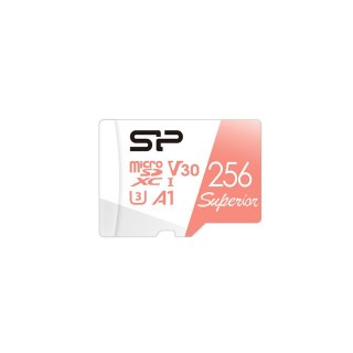 Silicon Power Silicon Power microSDXC Superior 256GB V30 UHS-1 U3