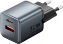 Vention Ładowarka Vention 30W GaN 1x USB-A 1x USB-C czarna