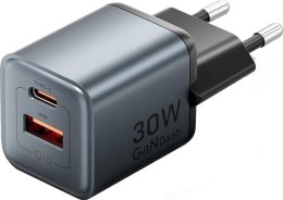 Vention Ładowarka Vention 30W GaN 1x USB-A 1x USB-C czarna