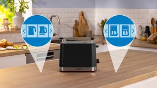BOSCH Toster Bosch TAT4M223 MyMoment (950W; czarny)