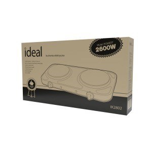 ELDOM ELDOM KUCHENKA ELEKTRYCZNA 2 PŁYTOWA, MOC MAX. 260