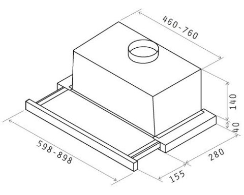 Elica Okap ELICA ELITE 14 LUX GRIX/A/60 - PRF0037989B