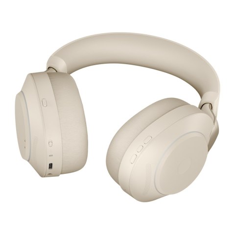 Jabra Słuchawki nauszne Jabra Evolve2 85 UC Stereo Link380a, beige + stand