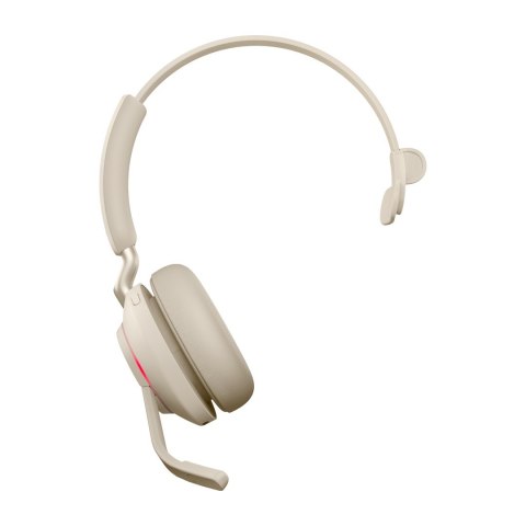 Jabra Słuchawki nauszne bezprzewodowe Jabra Evolve2 65 MS Mono Link380a, beige + stand