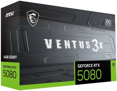 MSI Karta graf. MSI RTX 5080 16G VENTUS 3X OC