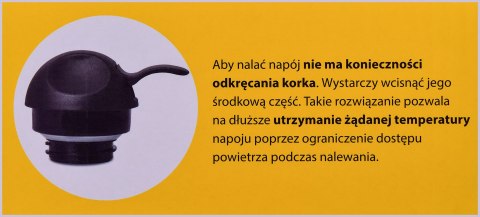 PROMIS PROMIS DZBANEK STALOWY 2,0 L, NADRUK KAWA TMH20K