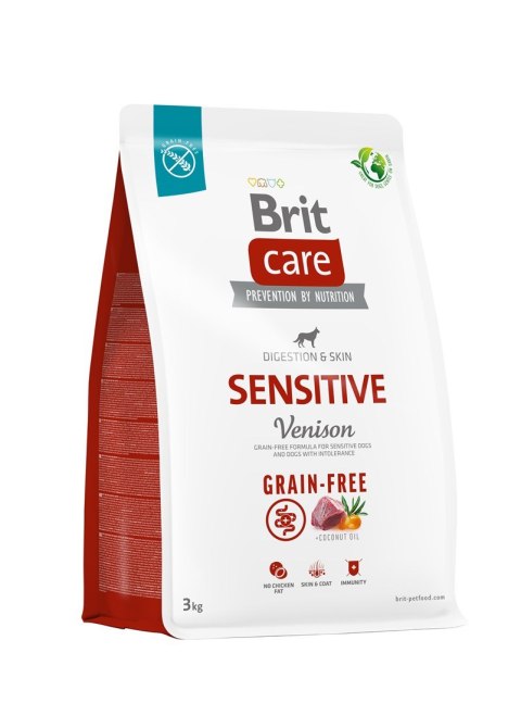 Brit Brit Care Grain-Free Sensitive Venison - sucha karma dla psa - 3 kg (WYPRZEDAŻ)