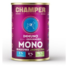 CHAMPER CHAMPER IMMUNO MONOBIAŁKOWA jagnięcina mokra karma dla psa 400g
