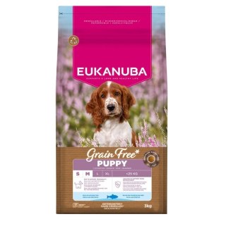 EUKANUBA EUK DOG PUP&JR SMMED GF OF 3KG