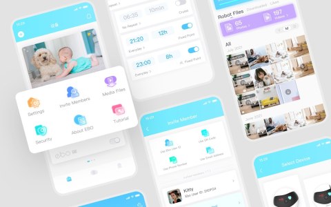 Enabot Robot ENABOT Ebo SE Biało-czarny