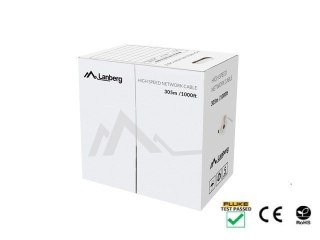 Lanberg Kabel sieciowy Lanberg LCU5-12CU-0305-S (UTP; 305m; kat. 5e; kolor szary)