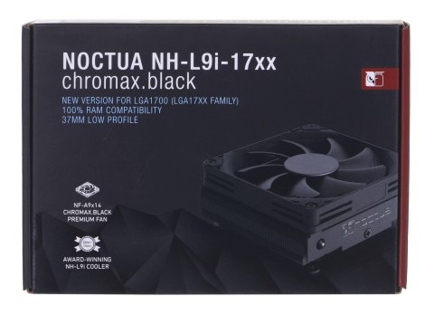 Noctua Chłodzenie CPU NOCTUA NH-L9i-17xx Chromax Black