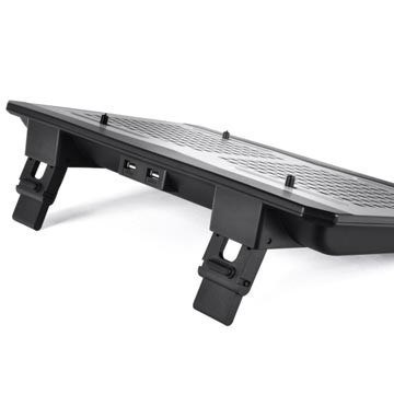 Thermaltake Podkładka chłodząca pod laptop Thermaltake Massive TM CL-N002-PL12BL-A (17.x cala; 2 wentylatory; HUB)