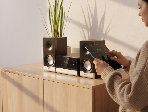 Blaupunkt Mikrowieża BLAUPUNKT MS40.2BT, czarny