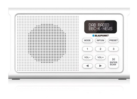 Blaupunkt Radio przenośne BLAUPUNKT DAB DR3WH, biały