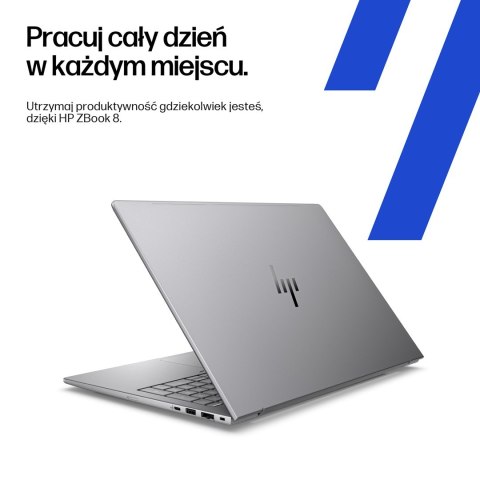 Hewlett-Packard HP ZBook 8 G1i 14 Ultra 7 255H 14.0"WUXGA 400nits AG 32GB DDR5 5600 SSD1TB RTX 500 Ada_4GB Cam IR 5 Mpx AI 77Wh W11Pro 3Y OnSite