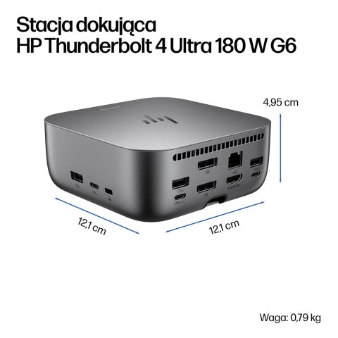 Hewlett-Packard Stacja dokująca HP Thunderbolt 4 Ultra 180W G6 Dock