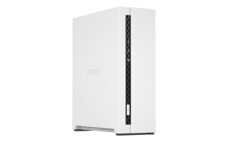 QNAP Qnap TS-133, Tower,  1 x 2.5"/3.5" SATA, ARM 1.8GHz Quad core, 2GB, 1 x 1GbE, External adapter (PSU)