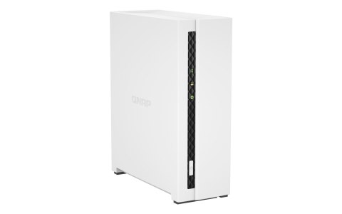 QNAP Qnap TS-133, Tower,  1 x 2.5"/3.5" SATA, ARM 1.8GHz Quad core, 2GB, 1 x 1GbE, External adapter (PSU)