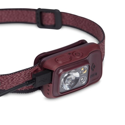 Black Diamond Latarka czołowa Black Diamond SPOT 400-R HEADLAMP BORDEAUX