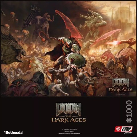 Cenega Publishing Good Loot Gaming Puzzle: Doom The Dark Ages Slayer's Rage 1000 elementów (WYPRZEDAŻ)