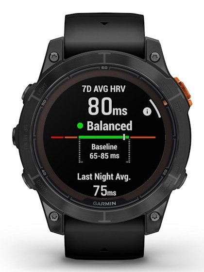 Garmin Zegarek sportowy Garmin Fenix 7 Pro Solar, czarny