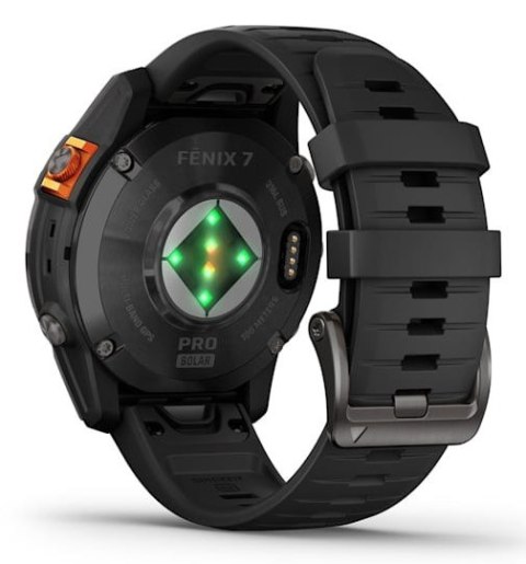 Garmin Zegarek sportowy Garmin Fenix 7 Pro Solar, czarny