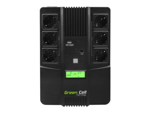 Green Cell GREEN CELL ZASILACZ AWARYJNY UPS06 AIO 600VA 360W