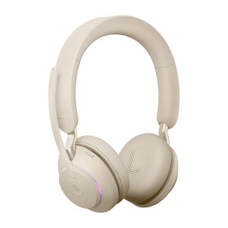 Jabra Słuchawki nauszne bezprzewodowe Jabra Evolve2 65 MS Stereo Link380c, beige