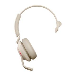 Jabra Słuchawki nauszne bezprzewodowe Jabra Evolve2 65 UC Mono Link380a, beige