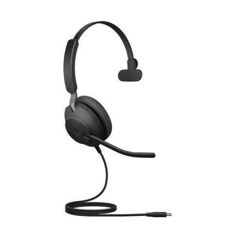 Jabra Słuchawki nauszne przewodowe Jabra Evolve2 40 MS Mono USB-C