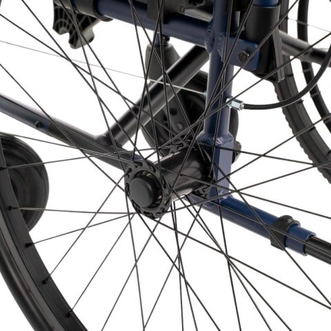 MDH Wózek inwalidzki ze stopów lekkich NAVY1