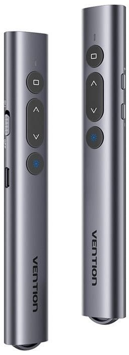 Vention Bezprzewodowy wskaźnik do prezentacji Vention z zielonym laserem + przyciskami i wbudowanym akumulatorem
