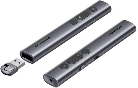 Vention Bezprzewodowy wskaźnik do prezentacji Vention z zielonym laserem + przyciskami i wbudowanym akumulatorem