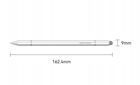 Vention Magnetyczny rysik Vention 3 w 1 ze stopu aluminium biały