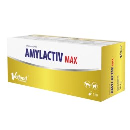 Vetfood VetFood Amylactiv MAX wsparcie procesów trawiennych dla psa i kota 120 kapsułek