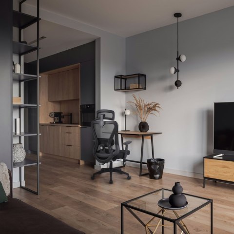 Activejet Ergonomiczny fotel biurowy ACTIVEJET T5 czarny (WYPRZEDAŻ)