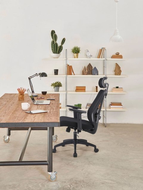 Activejet Ergonomiczny fotel biurowy ACTIVEJET T5 czarny (WYPRZEDAŻ)