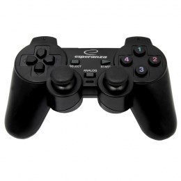 Esperanza Gamepad Esperanza EG106 (PC, PS2, PS3; kolor czarny) (WYPRZEDAŻ)